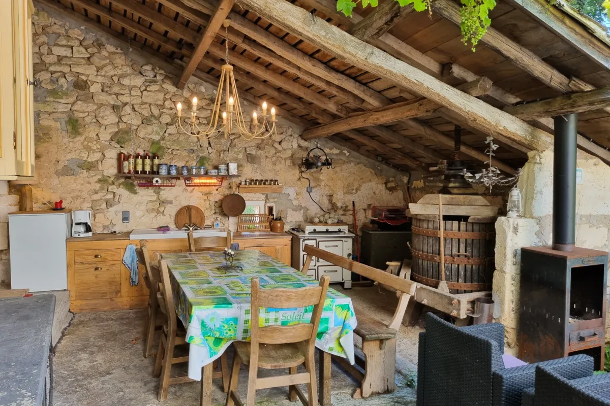 l'Écurie, zomerkeuken