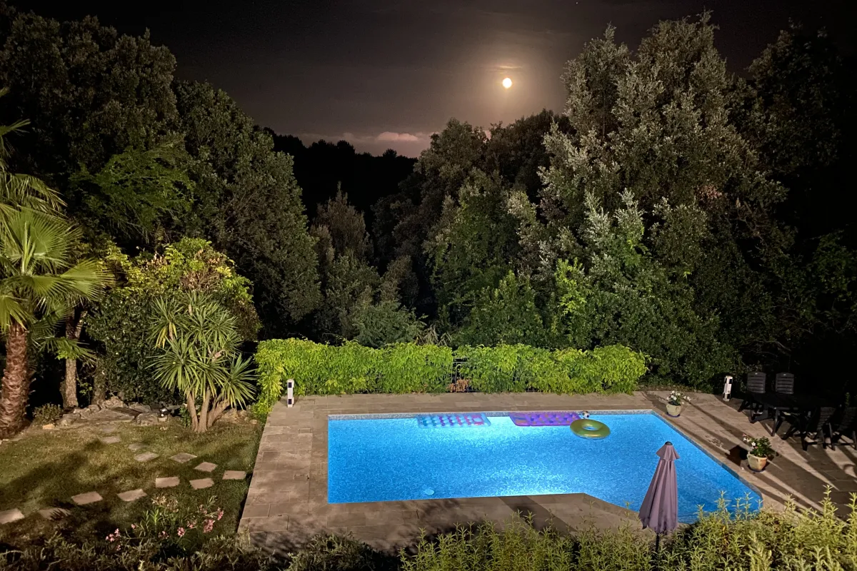 Villa Valbonne by night