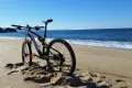 mountainbiken in de duinen