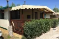 Mobilehome met grote veranda