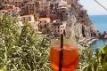 Uitzicht Cinque terre met Aperol