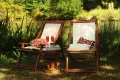 Relaxen in de tuin
