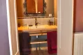 de kamer Fruits des Bois - toilet, douche en wastafel in de kamer